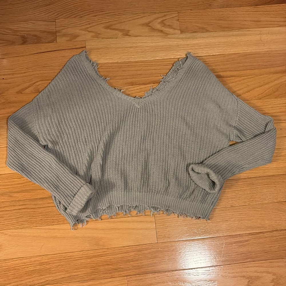 Off the shoulder sweater
